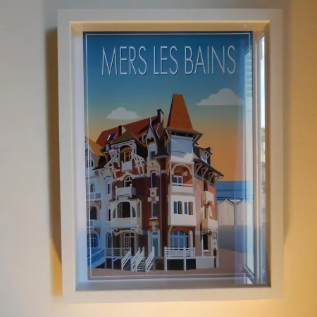 Caprices De Grand Lit Double Avec Balneo Et Beau Balcon, Vue Panoramique, 300 Metres Les Bains Le Treport Petit Dejeuner Servi En En Option *